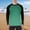 Army Green, variant on Mens Long Sleeve Shirt Athletic Crew Neck T-Shirt Color Block Sun Proof Tee Shirts Mens 3X
