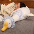 thumbnail image 2 of Gran simulación de juguete de peluche grande, almohada larga, bufanda gigante de peluche suave, muñeco de cisne de peluche de ganso para regalo de cumpleaños para niños, 2 of 5