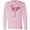 AD-Pink, variant on Pink Flamingo Long Sleeve T-Shirt