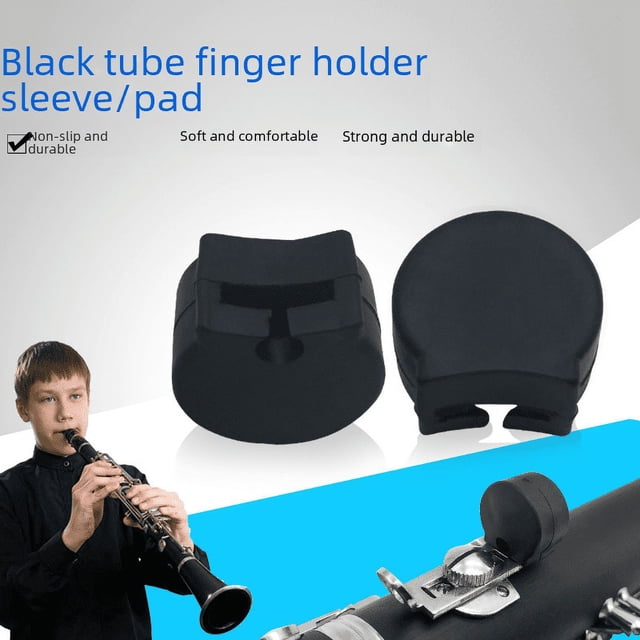 Juego de soporte para dedos de clarinete, soporte de tubo negro para dedos, juego de soporte para manos, juego de trapeador para dedos de clarinete, soporte para manos, accesorios para instrumentos