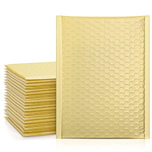 Bulk #0 Mailers Metronic Kraft Bubble Mailers 6x10 Inch 50 Pack Padded Envelopes Mailing Envelopes Self-Seal Shipping Bags Kraft Brown Packaging for Small Business 