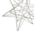 thumbnail image 5 of 11", 9", 7"H Silver Metal Star Sculpture, by CosmoLiving by Cosmopolitan (3 Count), 5 of 10
