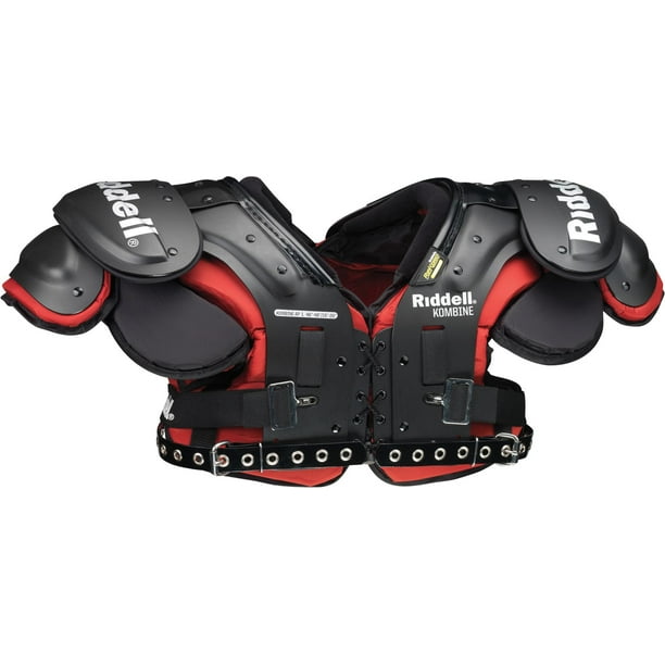 Riddell Varsity Kombine AllPurpose Football Shoulder Pads Black/Red