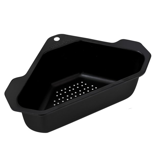 Cesta Coladora Fregadero WDOplteas Acero Inoxidable Con Ventosa Negro