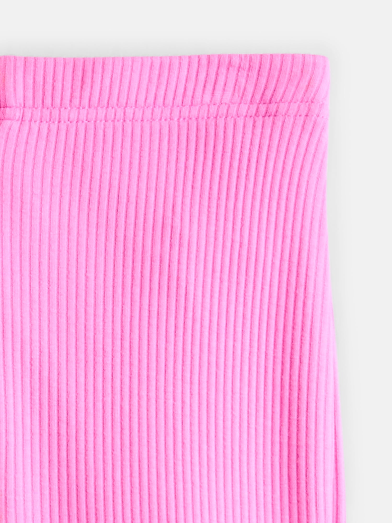 Wonder Nation Little Girl Cozy Ribbed Flare Leggings, Sizes 4-10