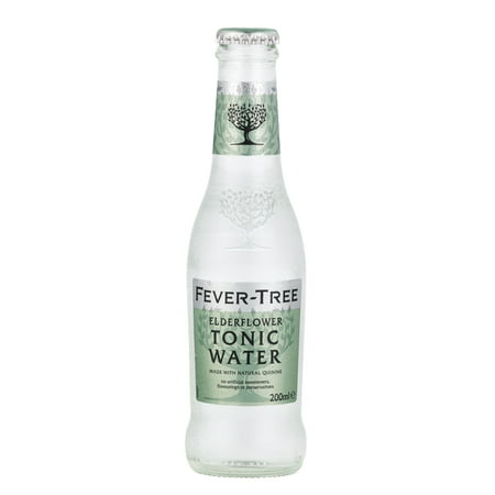 (24 Bottles) Fever-Tree Elderflower Tonic Water, 6.8 Fl