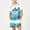 White, variant on Boys Graphic Outfit Sets Size 10, Hooded 2 PC Fashion Short Sleeve Kids Summer Clothing Sets White