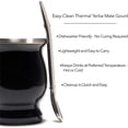 thumbnail image 4 of Double Wall Stainless Steel Insulated Yerba Mate Cup Red, 4 of 6