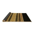 thumbnail image 2 of Ahgly Company Indoor Square Abstract Brown Modern Area Rugs, 4' Square, 2 of 4