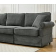 thumbnail image 4 of 94" Modular Sectional Sofa Couch,L Shaped Convertible Sofa,Upholstered 5 Seat Sectional Sofa Couch for Living Room,Dark gray, 4 of 7