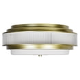 thumbnail image 5 of CWI Lighting Valdivia Plafonnier Encastré en Satin Doré à 4 Lumières, 5 of 5