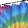 thumbnail image 3 of Rainbow Tie Dye Mandala Pattern Shower Curtain 36"x72" ,Bathroom Decorative Shower Curtains Set with 12 Hooks,Modern Waterproof Washable Shower Curtain, 3 of 6