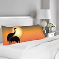 thumbnail image 2 of ABPHOTO Black Heron Sunset Body Pillow Covers Pillowcase Throw Pillows 20x60 inch, 2 of 2