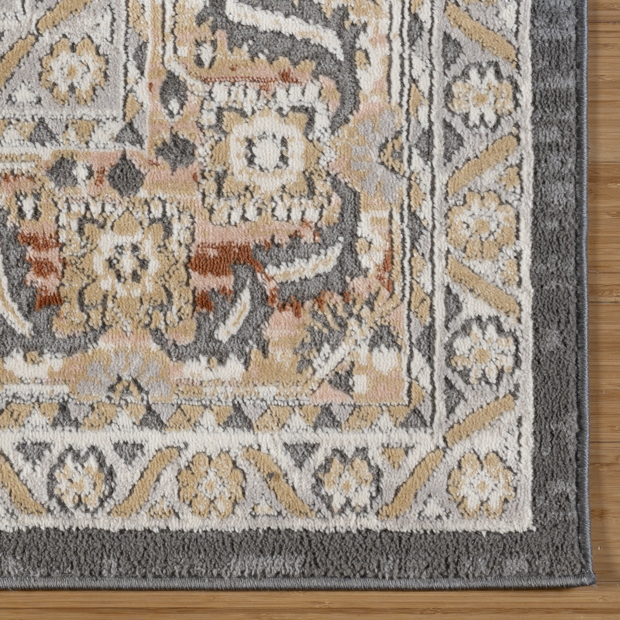 Arlo Afton Traditional Oriental Rust Area Rug, 6x9