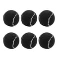 thumbnail image 1 of Paquete de 6 Pelotas Tenis, Entrenamiento EláSticas Resistentes Al Desgaste, 66 Mm, Pelota Tenis para PráCtica Principiantes Damas, Negro, 1 of 9