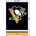 thumbnail image 3 of NHL Pittsburgh Penguins - Logo 21 Wall Poster with Push Pins, 22.375" x 34", 3 of 5