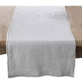 thumbnail image 2 of Fennco Styles Graciella Fringed Stone Washed Design 100% Linen Table Runner - 16"x72", 2 of 5
