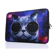 15-Inch to 15.6-Inch Laptop Sleeve Carrying Case Neoprene Sleeve for Acer/Asus/Dell/Lenovo/MacBook Pro/HP/Samsung/Sony/Toshiba, Blue Grey Cat