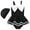 Black-4, variant on ibiyuan One Piece Toddler Girls Swimsuits 4t Girls Tankini Swimsuit Girl Bathing Suit Adjustable Strap Cute Pattern Print Girls' Bikini Sets High Waisted Rash Guard Cut Out Swimwear,Hot Pink-10