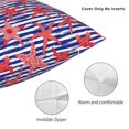 thumbnail image 3 of Pofeuu Sea Stars Print Double-sided plush pillowcase Square Throw Pillow Covers Pillows Cover for Living Room Bedroom Sofa Couch Cushion Cover（No pillow core）-26"x26", 3 of 7