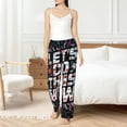 thumbnail image 6 of Lsque Geometric Sports Energetic Burst Print Women's Pajama Pants, Lounge Pant - Comfortable Home Wear,Elastic Waistband, Stylish Design-Small, 6 of 9
