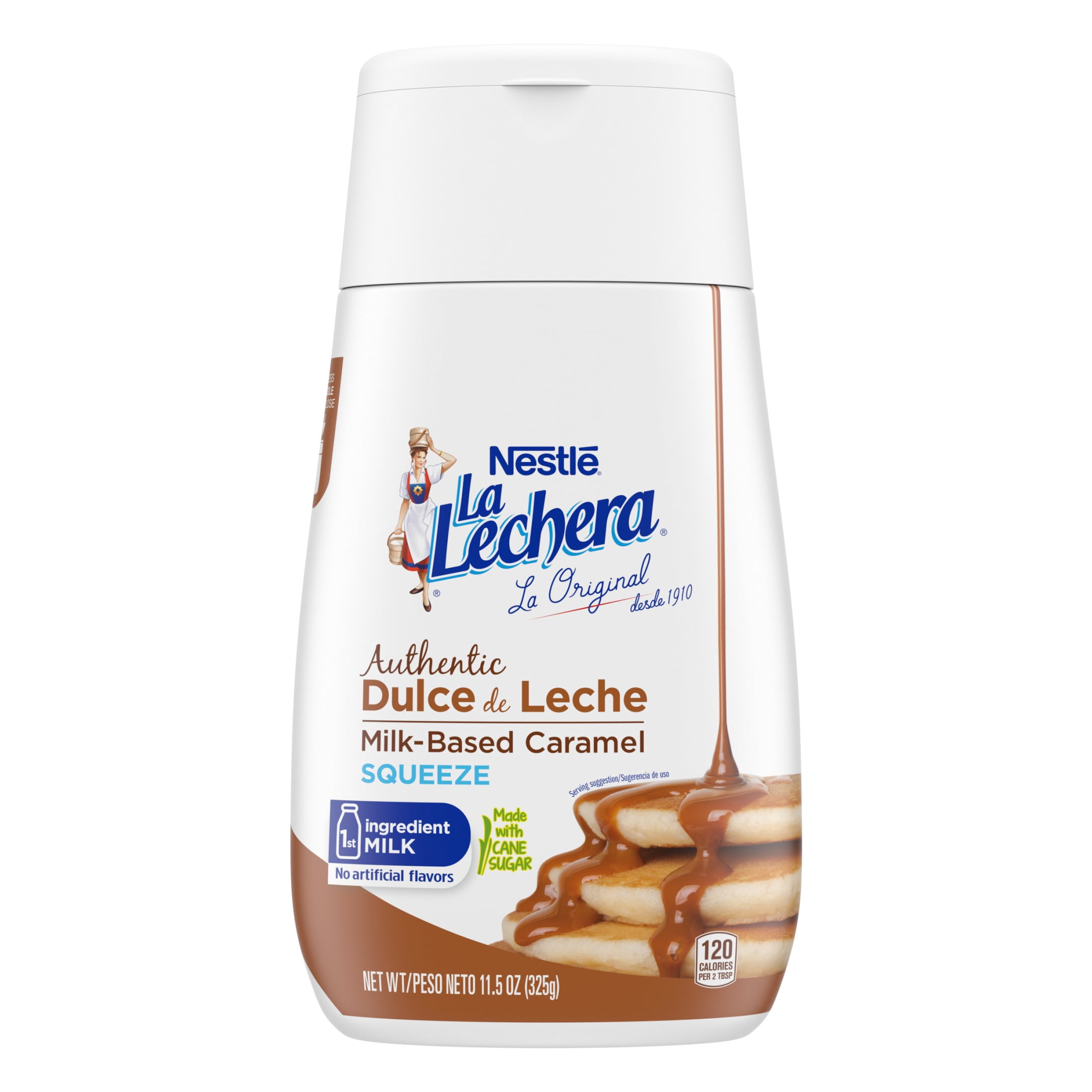 Nestle La Lechera Dulce de Leche Milk Based Caramel Sauce, 11.5 oz Squeeze Bottle