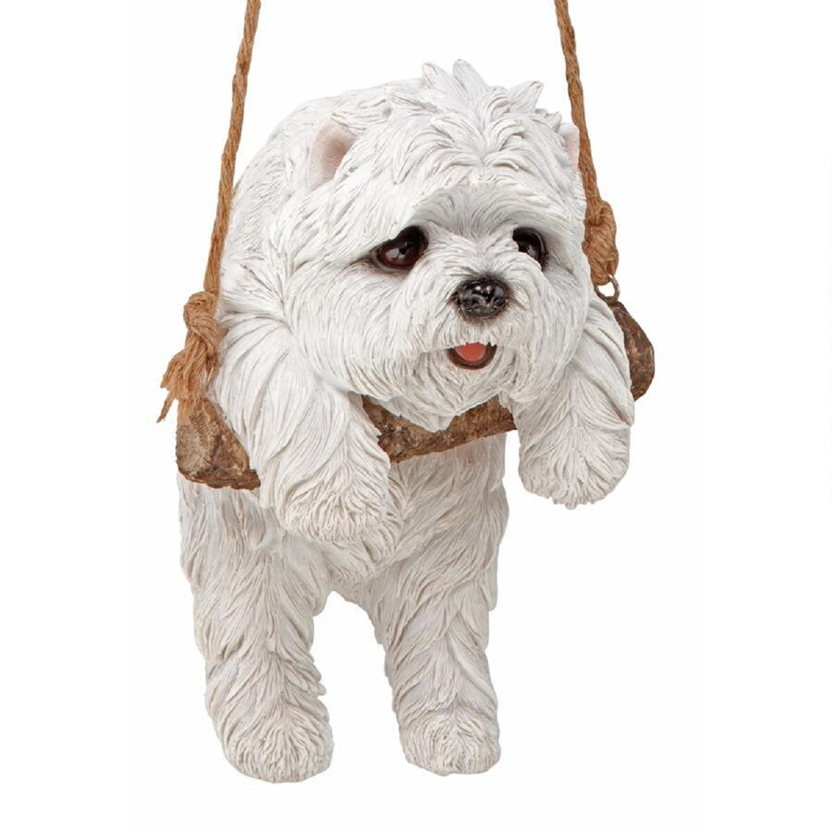 maltese statue dog