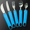 thumbnail image 4 of Adaptive Cutlery Set Anti Shake Non Weighted Support Elderly Nonslip Handle, 4 of 7
