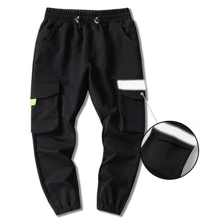 Hiheart Boys Knit Hiking Pants Active Cargo Jogger Sweatpants | Walmart ...
