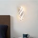 thumbnail image 2 of Aplique LED de pared para interiores, lámpara de pared moderna de 16 W, accesorio de iluminación acrílico para sala de estar, dormitorio, pasillo, escalera, 30 x 11,5 cm JAMW Sencillez, 2 of 5