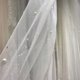 thumbnail image 2 of Velo de novia YONGSHENG con Peine 1 nivel perla longitud de catedral, 2 of 5
