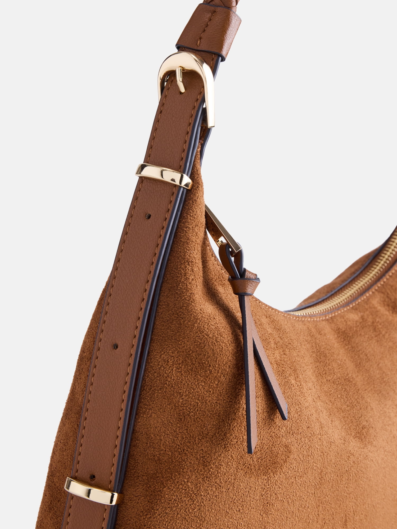 Scenario Women's Top Zipper Shoulder Bag, Autumn Brown