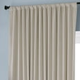 thumbnail image 4 of HPD Half Price Drapes Light Beige Extra Wide Heritage Plush Velvet Room Darkening Curtains for Bedroom & Living Room Curtains (1 Panel), 120 Inch Curtains, Extra Wide Curtains & Drapes, 100W X 120L, 4 of 6