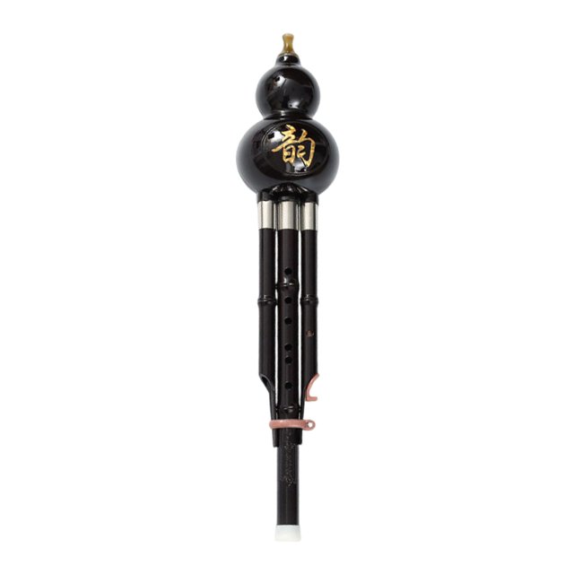 TISHITA Gourde Hlute C Key Instrument à Vent Flûte Hulusi pour Usage Domestique Ébène