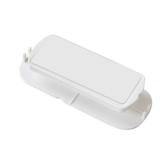 Fiudx Soporte Adhesivo para Enchufes, Fijador de Regletas, Organizador de Router Inalámbrico, Soporte Transparente Reutilizable, Uso En Oficina y Hogar, Fácil Instalación, Capacidad de Carga de 5 Kg,