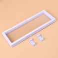 thumbnail image 3 of Vitrina flotante 3D con marco de sombra, para monedas, joyas y base, 11 x 30 cm (blanca), 3 of 5