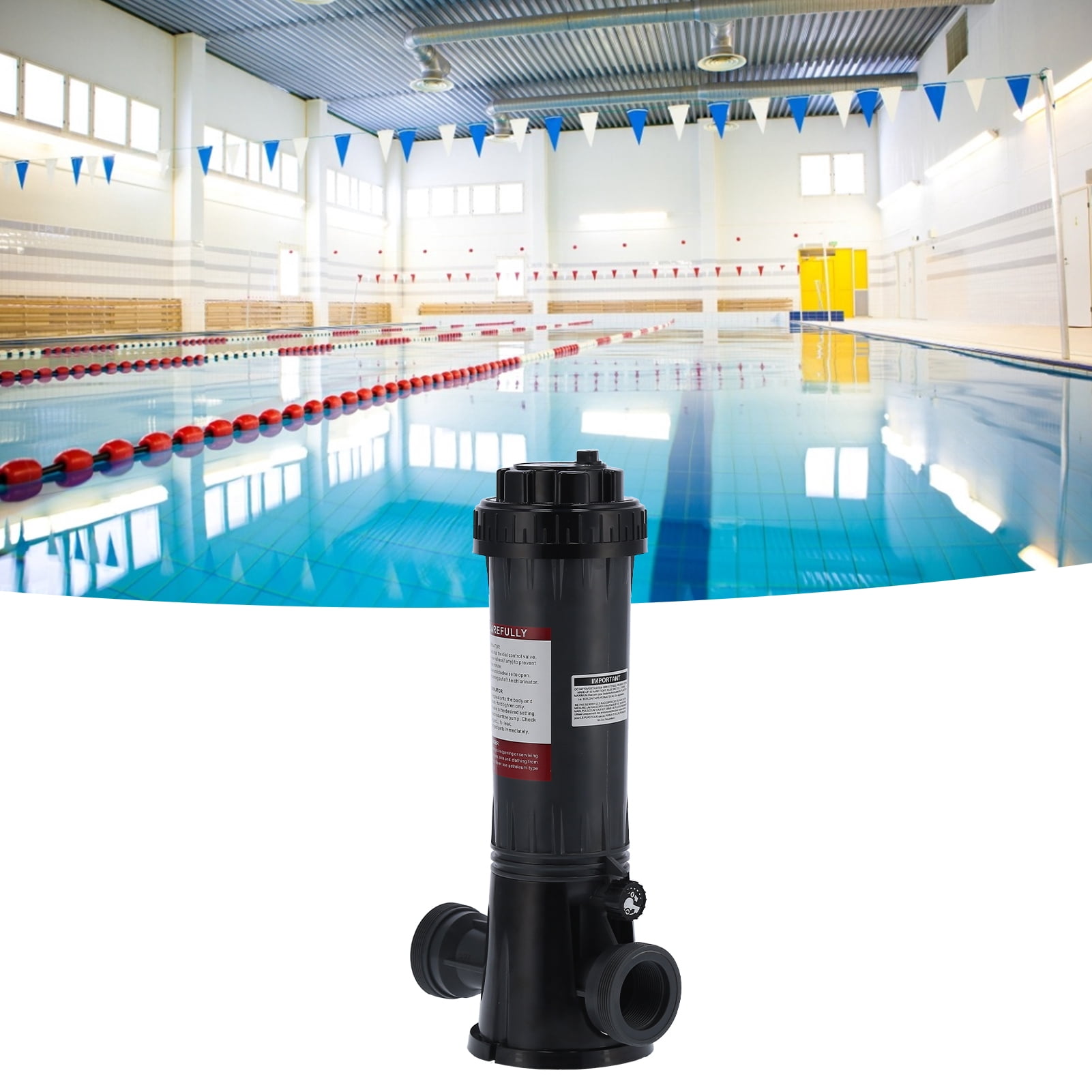 Distributeur Automatique De Chlore Piscine - Doseur Chimique Électrolyseur Avec Panneau De Commande