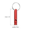 thumbnail image 2 of Uxcell Survival Whistle, 12 Pack Loud Sound Safety Whistle for Camping Hiking, Red, 2 of 5