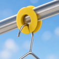 thumbnail image 4 of Hanger Stopper Yellow Non-Slip Closet Accessory for Hanging Clothes, 4 of 6