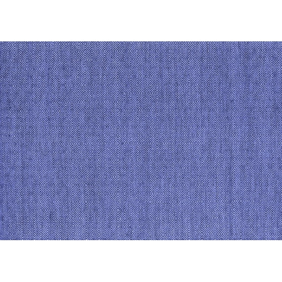Ahgly Company Machine Washable Indoor Rectangle Abstract Blue Contemporary Area Rugs, 7' x 10'