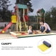 thumbnail image 4 of Toldo de columpio a prueba de lluvia Toldo de repuesto para parque infantil Toldo de repuesto para parque infantil de colores, 4 of 6