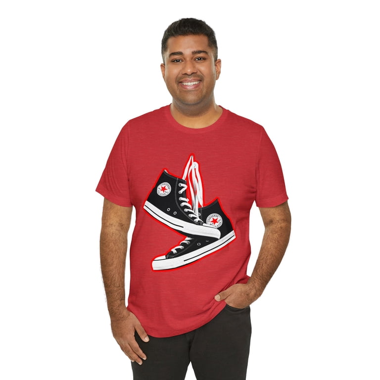 Black Sneakers TShirt - 90s Sneakers Shirt - Converse All Stars