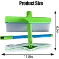 thumbnail image 5 of 12in Window Cleaning Kit,3 in 1 Recyclable Silicone Window Cleaning Scraper for Shower Glass Mirror Door Car, 5 of 6