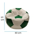 thumbnail image 4 of Puff Balón de Soccer Kids Lunics Confortable Blanco/Verde Puff Soccer Ch BC/VD, 4 of 7