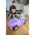 Barbie OffRoad Vehicle, Purple Toy Car with 2 Pink Seats and Rolling