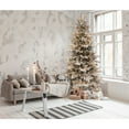 thumbnail image 2 of Fraser Hill Farm 9-ft Aurora Snowy Christmas Tree with Warm White Cluster Rice LED Lights, 2 of 2
