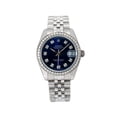 thumbnail image 1 of Pre-Owned Rolex Datejust 31MM 178240 Blue Diamond Dial Diamond Bezel Stainless Steel Jubilee Bracelet 1.25ct, 1 of 8