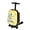 Yellow Dinosaur, variant on Kids Scooter Suitcase with LED Wheels, Foldable Detachable Ride-On Travel Luggage, Yellow