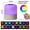 Circular 16-color, variant on Portable Baby Night Light, 16 Color Egg Light for Nursery, Rechargeable Small LED Lamp, 2400mAh, Dimmable Touch Night Light,for Toddler,Kids,Adults
