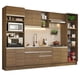 thumbnail image 1 of Cocina Integral 330cm Marrón Glamy MADESA 03, 1 of 5